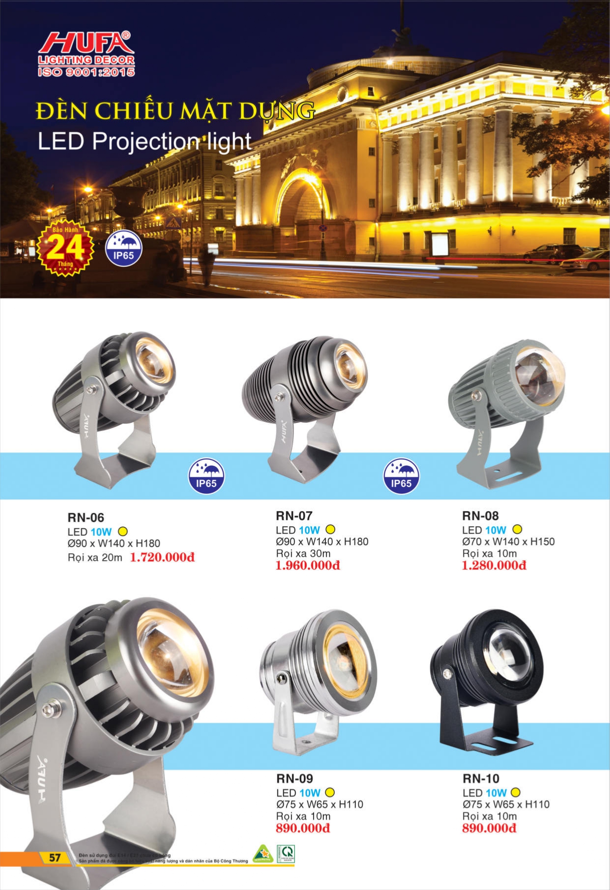 Bảng giá đèn LED HUFA 2026